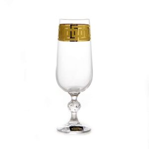 Клаудиа 375651 Набор бокалов для шампанского Crystalite Bohemia 180 мл farforhouse