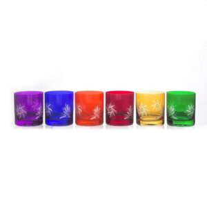 Хрусталь цветной Набор стаканов для виски U. Glass 320 мл farforhouse
