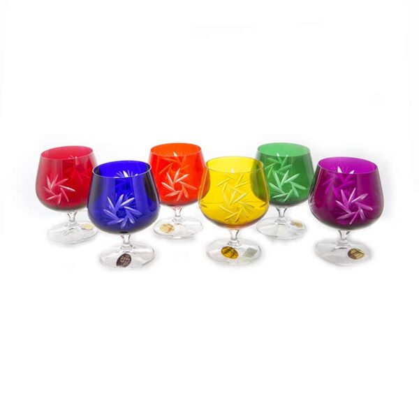 Хрусталь цветной Набор бокалов для бренди U. Glass 250 мл farforhouse