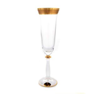 Ангелика Голд Набор бокалов для шампанского Union Glass 190 мл 6 шт. farforhouse