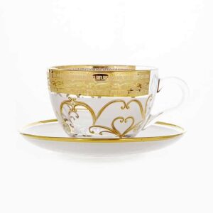 Богемия Версаче фон Набор для чая Union Glass на 6 перс. 12 пред. 240 мл farforhouse