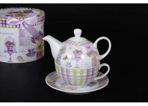 Petit Fleur Чашка с блюдцем и чайник в подарочной упаковке farforhouse