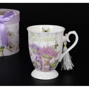 Бабочки Lavender Кружка в подарочной упаковке farforhouse
