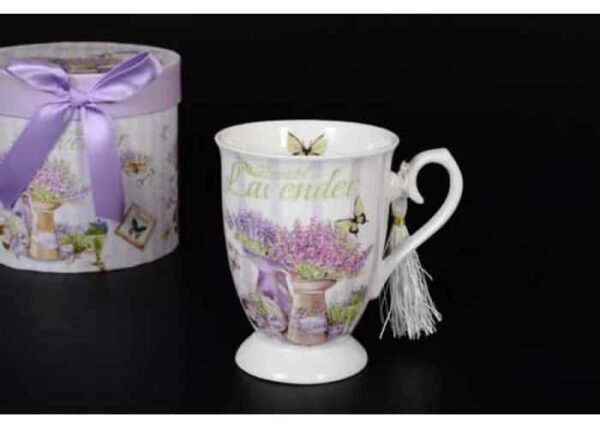 Бабочки Lavender Кружка в подарочной упаковке farforhouse