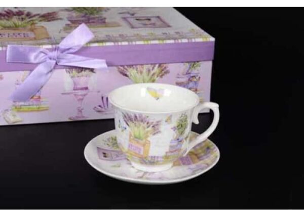 Petit Fleur Набор чайных пар (6 пар) в подарочной упаковке farforhouse