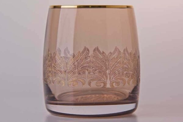 Виктория бежевый Набор стаканов для виски Bohemia Crystal 290 мл (6 шт) farforhouse
