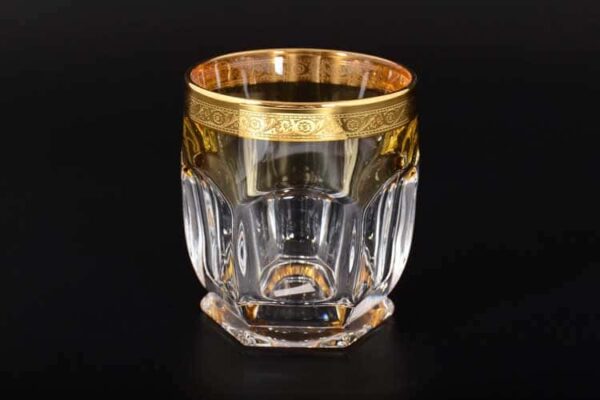 САФАРИ МЕДОВЫЙ Набор стаканов для виски Bohemia Gold 280 мл farforhouse