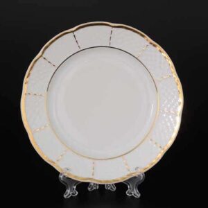 Менуэт Обводка золото Набор тарелок 17 см (6 шт) Thun farforhouse