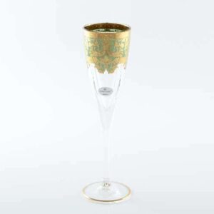 Natalia Golden Turquoise D. Набор фужеров для шампанского 170 мл Astra Gold (6 шт) farforhouse