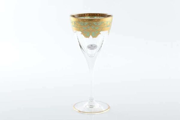 Natalia Golden Turquoise D. Набор бокалов для вина 210 мл Astra Gold (6 шт) farforhouse