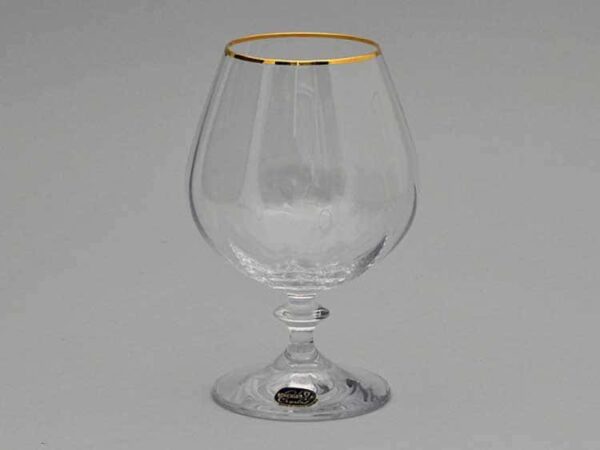 Кристалекс золото Набор бокалов для бренди 400 мл Bohemia Crystal farforhouse