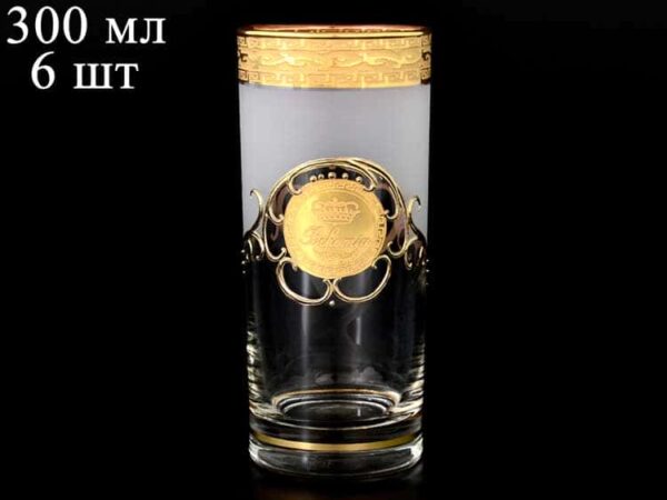 Версаче Богемия A-M королевский Набор стаканов для воды 300 мл (6 шт) farforhouse