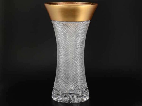 Фелиция Sonne Crystal Золото Ваза для цветов 40 см иксовка farforhouse