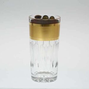 Max Crystal Золото Набор стаканов для воды 350 мл farforhouse