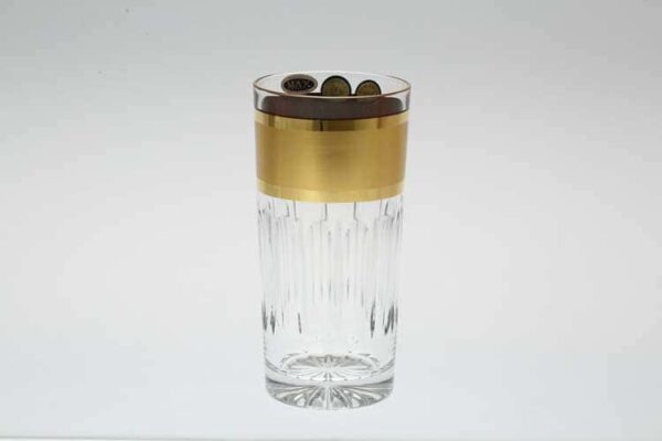Max Crystal Золото Набор стаканов для воды 350 мл farforhouse