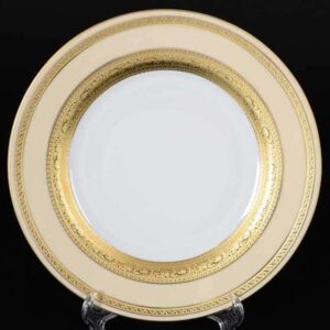 Constanza - CREME Gold Набор тарелок 21 см Falkenporzellan farforhouse