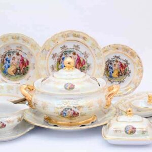 Мадонна Перламутр Столовый сервиз на 6 персон 27 предметов Sterne porcelan farforhouse