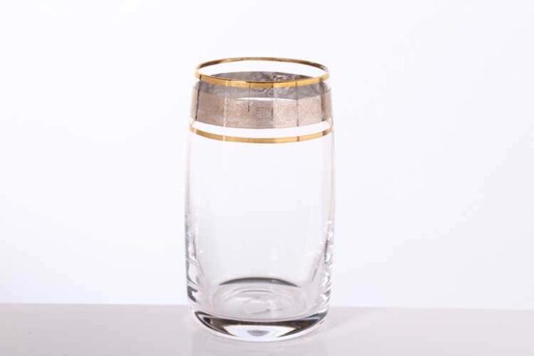 Идеал Панто Платина Набор стаканов для воды Bohemia Gold 250 мл (6 шт) farforhouse