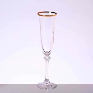 Идеал золото Набор фужеров для шампанского Bohemia Gold 190 мл (6 шт) farforhouse