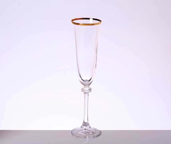 Идеал золото Набор фужеров для шампанского Bohemia Gold 190 мл (6 шт) farforhouse