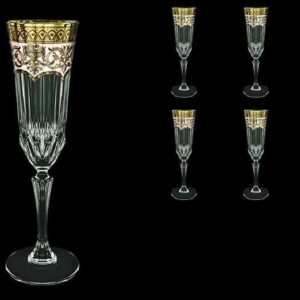 Adagio Floras Empire Golden Ivory Decor Набор фужеров для шампанского 180 мл Astra Gold (6 шт) farforhouse