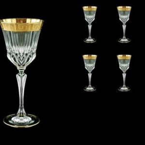 Adagio Antique Golden Classic Decor Набор бокалов для вина 220 мл Astra Gold (6 шт) farforhouse
