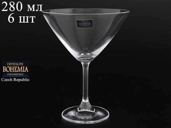 SYLVIA/KLARA 375681 Набор креманок для мартини 280 мл Crystalite (6 шт) farforhouse