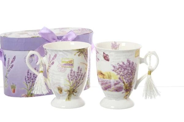 Бабочки Lavender Набор кружек 300 мл 2 шт Royal Classics farforhouse