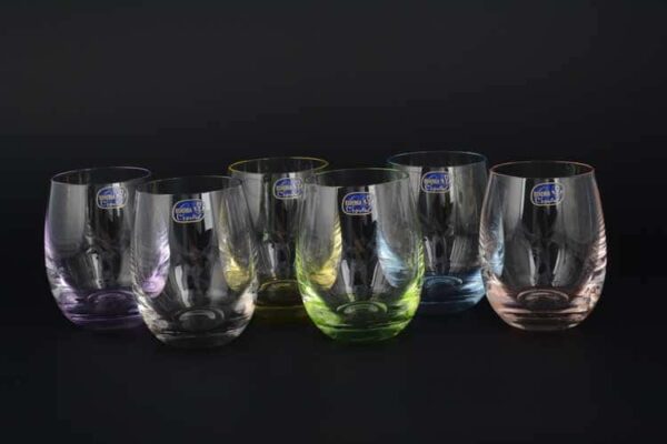 Арлекино Набор стаканов для воды Bohemia Crystal 220 мл farforhouse