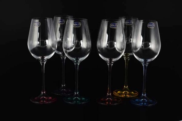 Виола Набор бокалов для вина Bohemia Crystal 250 мл farforhouse