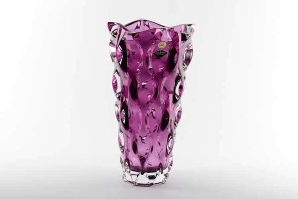 Самба фиолетовая Ваза для цветов Bohemia Treasury 30 см farforhouse