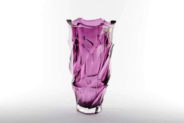 Фламенко фиолетовая Ваза для цветов Bohemia Treasury 30 см farforhouse