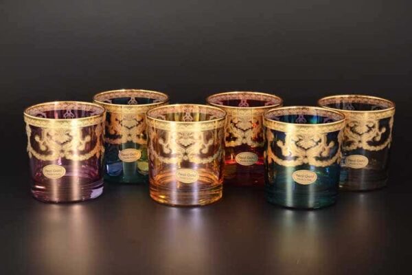 Veneziano Color Набор стаканов для виски Art Decor farforhouse