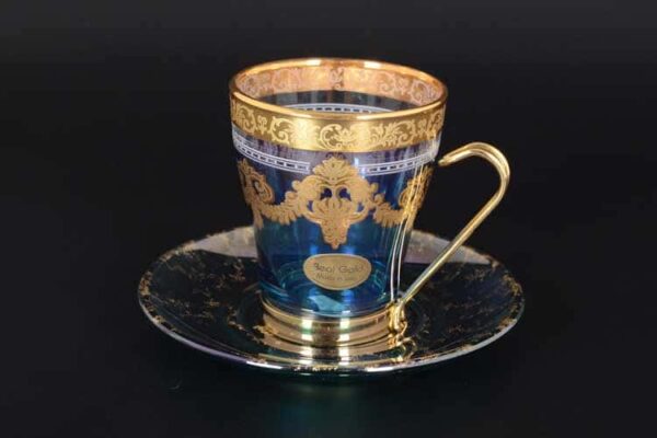 NEW Veneziano color Набор чайных пар Art Decor 12 предметов farforhouse