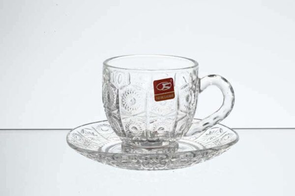 Набор чайных пар из стекла Royal Classics (6 шт) farforhouse