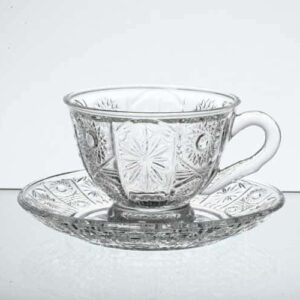 Набор чайных пар Royal Classics (6 шт) из стекла farforhouse