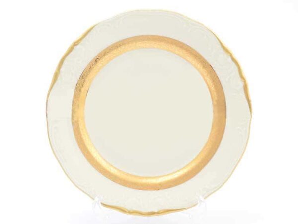 Набор тарелок Матовая лента Слоновая кость Sterne porcelan 21 см (6 шт) farforhouse