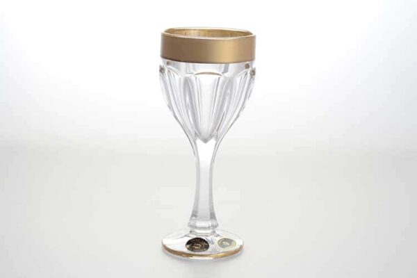 Сафари матовая Набор бокалов для вина 190 мл BOHEMIA GOLD farforhouse