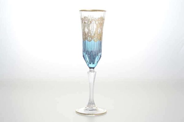 Набор фужеров для шампанского TIMON синий farforhouse