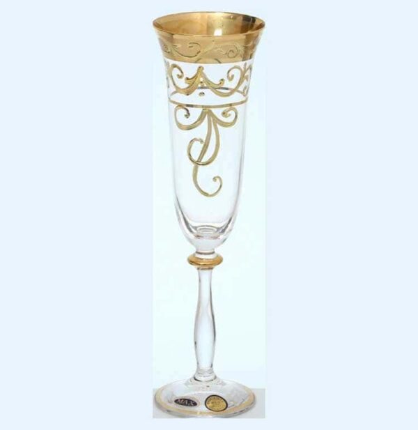 Набор бокалов для шампанского Анжела Star Crystal 190 мл 6 шт. farforhouse
