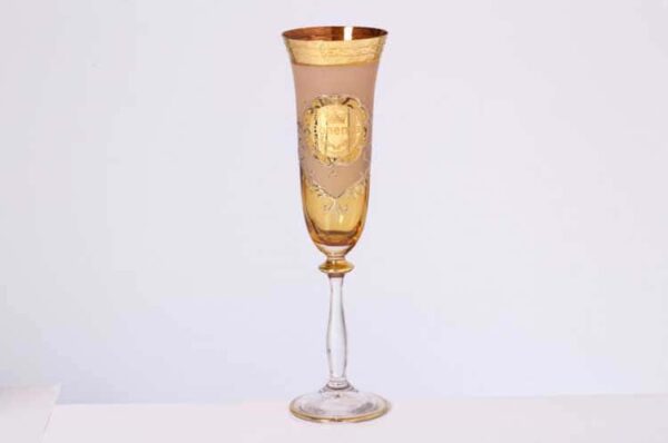 Анжела Версаче Богемия Б-Г медовый Набор фужеров для шампанского (6 шт) farforhouse