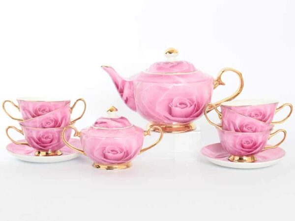 Чайный сервиз Royal Classics розовый 14 предметов farforhouse