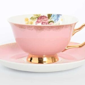 Набор чайных пар Royal Classics розовый 220 мл 12 предметов farforhouse