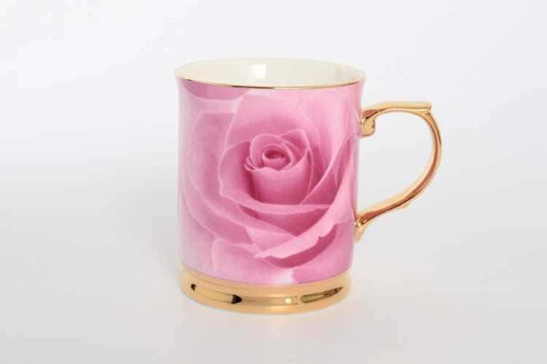 Кружка Роза розовая Royal Classics 400мл 1 шт farforhouse