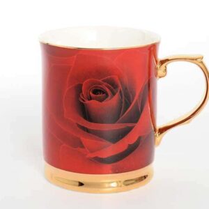 Кружка Роза красная Royal Classics 400мл 1 шт farforhouse
