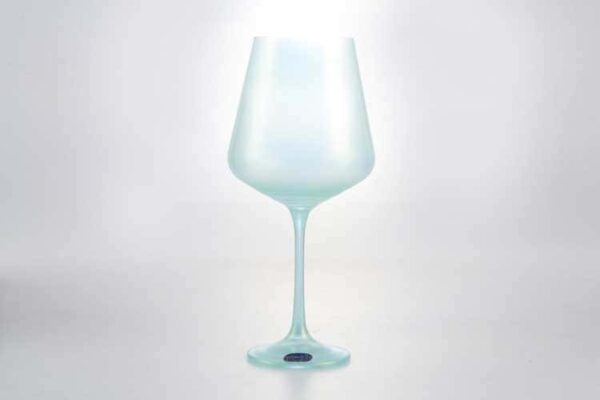 Sandra Набор бокалов для вина 570 мл Кристалекс (6 шт) голубой farforhouse