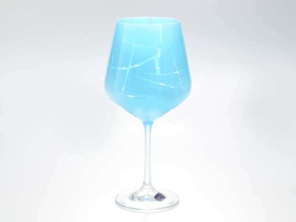 Sandra Набор бокалов для вина 570 мл Кристалекс (6 шт) синие farforhouse