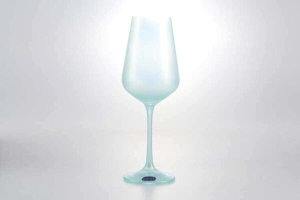 Sandra Набор бокалов для вина 250 мл Кристалекс голубые (6 шт) farforhouse