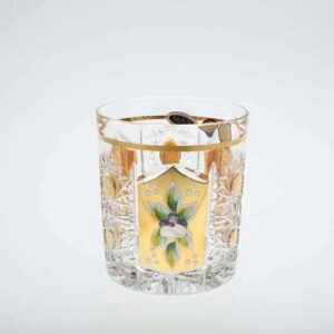 Набор стаканов для виски Max Crystal хрусталь с золотом 320 мл (6 шт) farforhouse