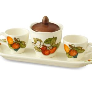 Кофейный сервиз Груша Caroline Artigianato Ceramico 5 предметов farforhouse